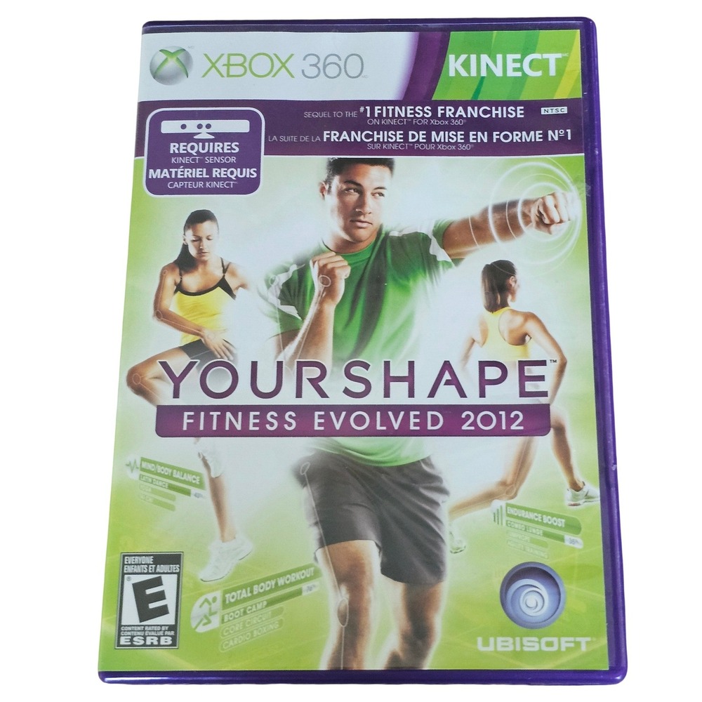 Your Shape Fitness Evolved‎ 2012 Xbox 360 Kinect Ubisoft Exercise Game NTSC
